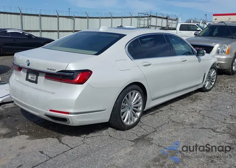 2020 BMW 740I z USA, uszkodzony, nr VIN WBA7T2C07LCD30198